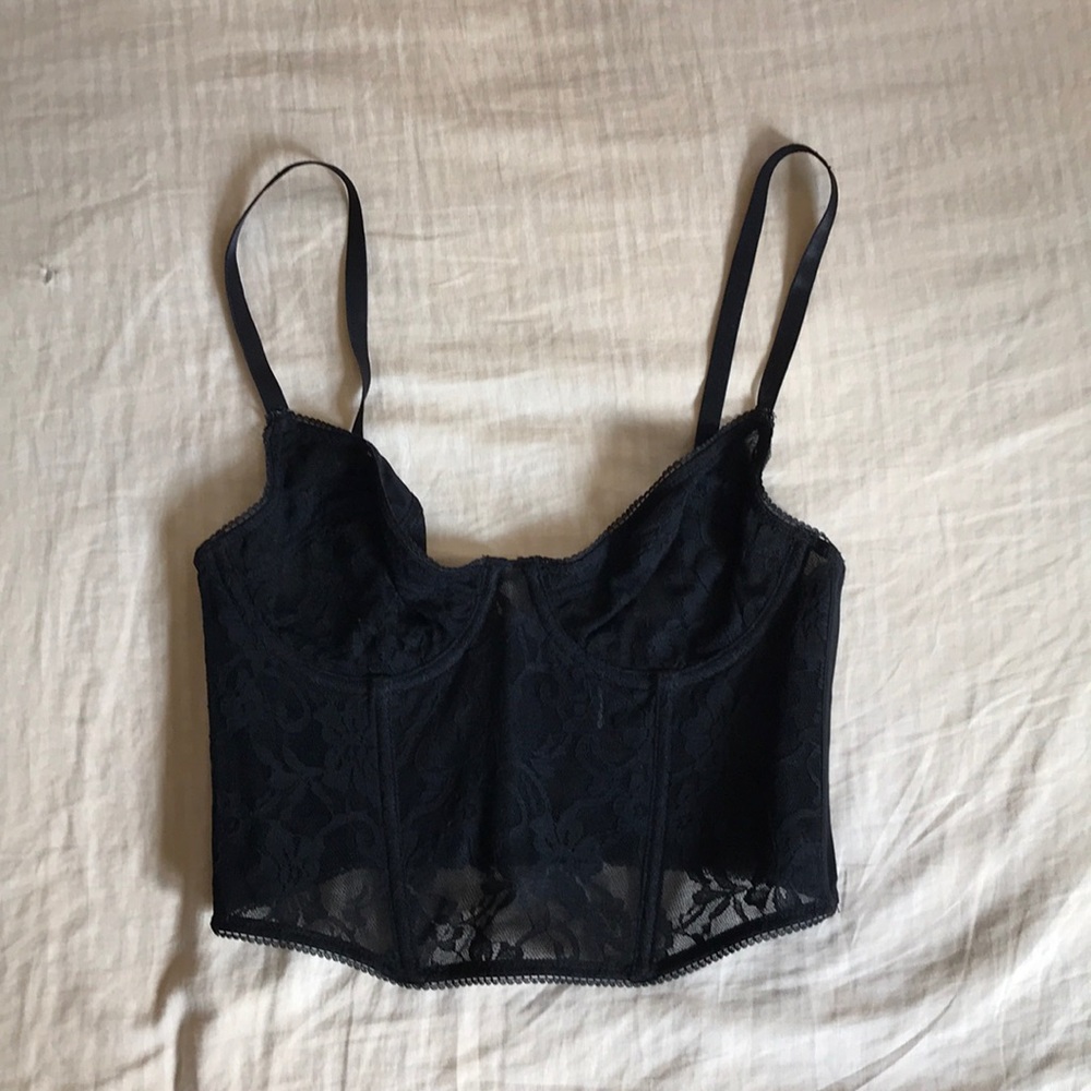 f21 Black corset